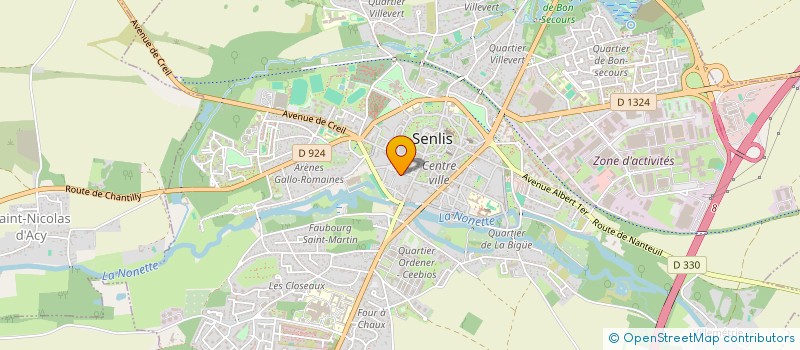 localisation de l'entreprise 909 910 358   SENLIS