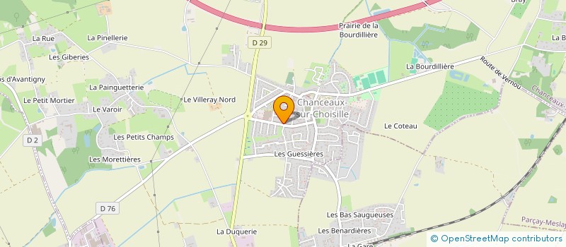 localisation de l'entreprise 909 911 737   CHANCEAUX-SUR-CHOISILLE