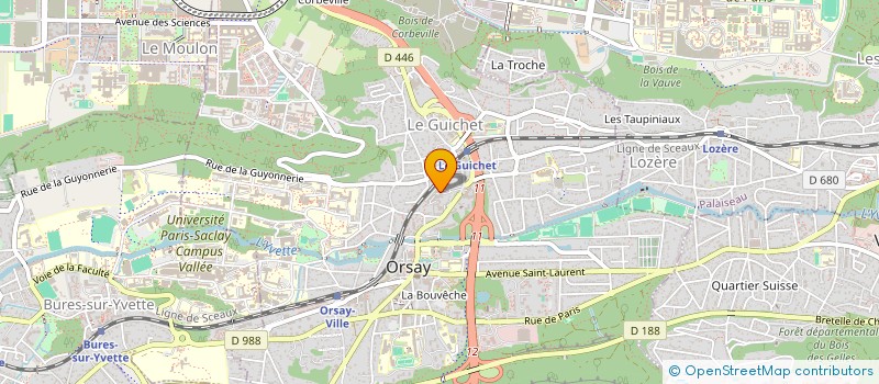 localisation de l'entreprise 909 913 915   ORSAY