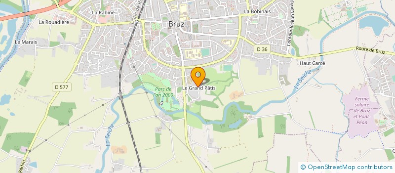 localisation de l'entreprise 909 928 830   BRUZ