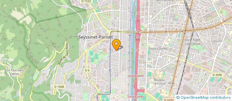 localisation de l'entreprise 909 951 873   SEYSSINET-PARISET