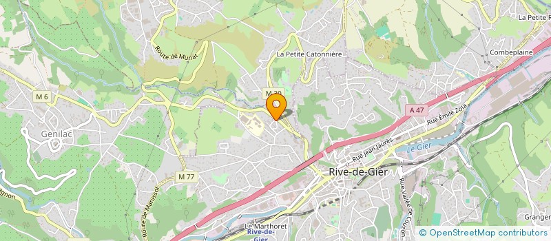 localisation de l'entreprise 909 953 986   RIVE-DE-GIER