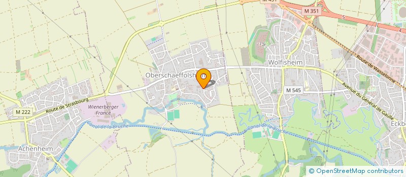 localisation de l'entreprise 909 964 603   BISCHOFFSHEIM