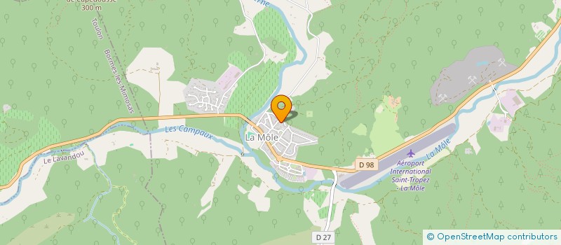 localisation de l'entreprise 909 970 170   LA MOLE