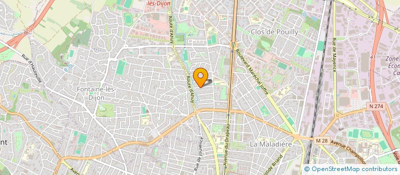 localisation de l'entreprise 909 986 085 à DIJON