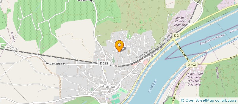 localisation de l'entreprise 909 999 948   ARAMON