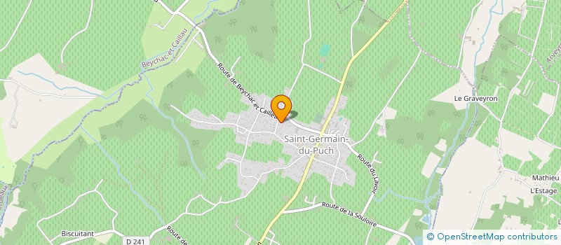 localisation de l'entreprise 91 CDG  SAINT-GERMAIN-DU-PUCH