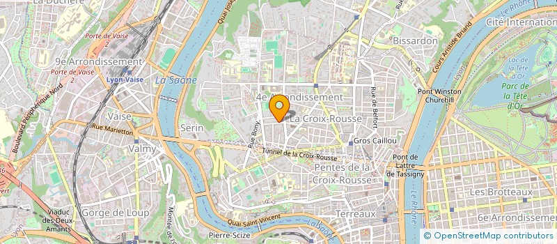 localisation de l'entreprise 91 PART DIEU à LYON