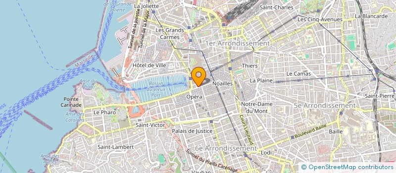 localisation de l'entreprise 91 RUE DE LA REPUBLIQUE à MARSEILLE