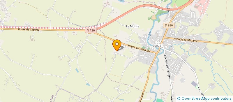 localisation de l'entreprise 910 003 045   SOUAL