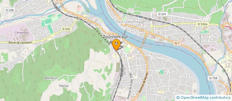 localisation de l'entreprise 910 008 408 à TOURNON-SUR-RHONE