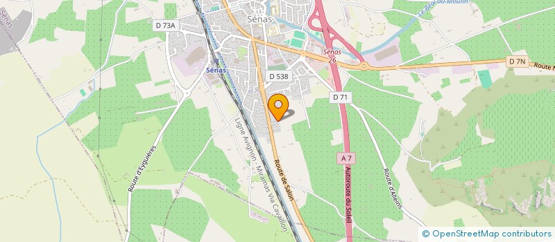 localisation de l'entreprise 910 009 232   SENAS