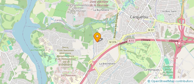 localisation de l'entreprise 910 019 827  à CARQUEFOU