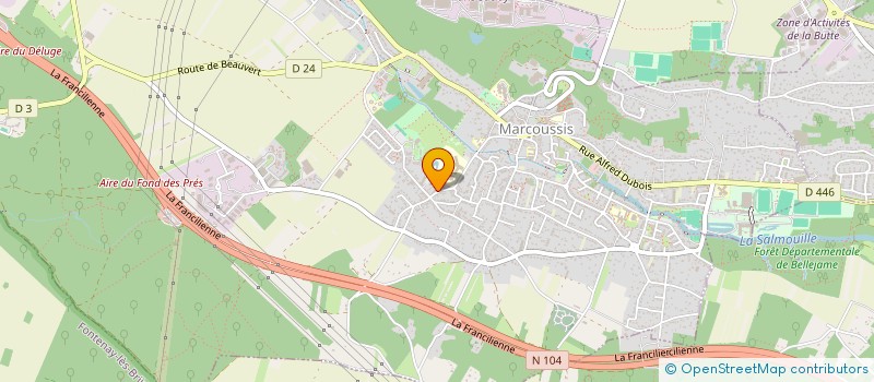 localisation de l'entreprise 910 033 653   MARCOUSSIS