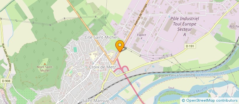 localisation de l'entreprise 910 055 169   TOUL