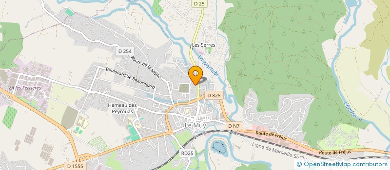 localisation de l'entreprise 910 068 246   LE MUY