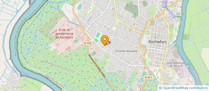 localisation de l'entreprise 910 070 010 à ROCHEFORT