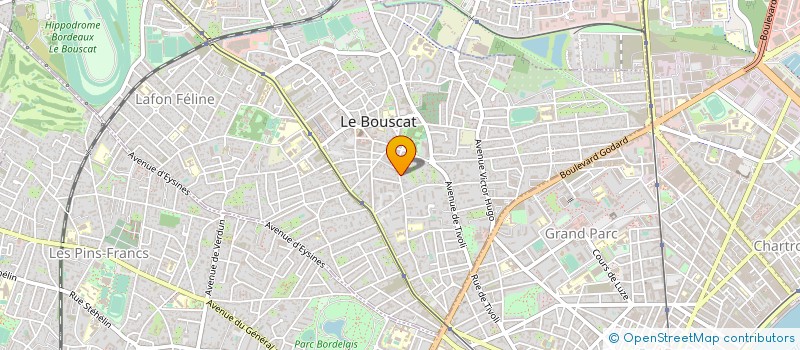 localisation de l'entreprise 910 076 702   LE BOUSCAT