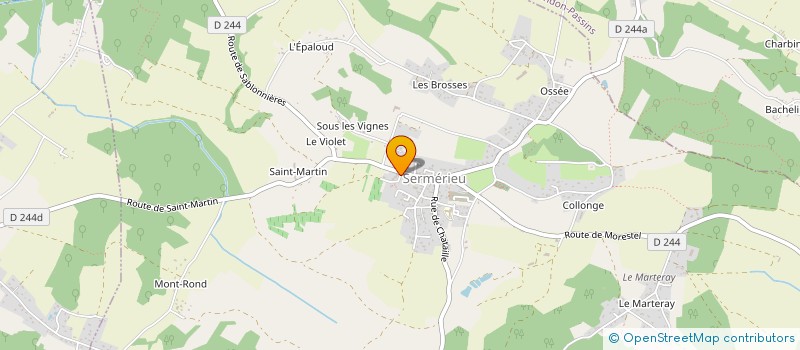 localisation de l'entreprise 910 095 504   SERMERIEU