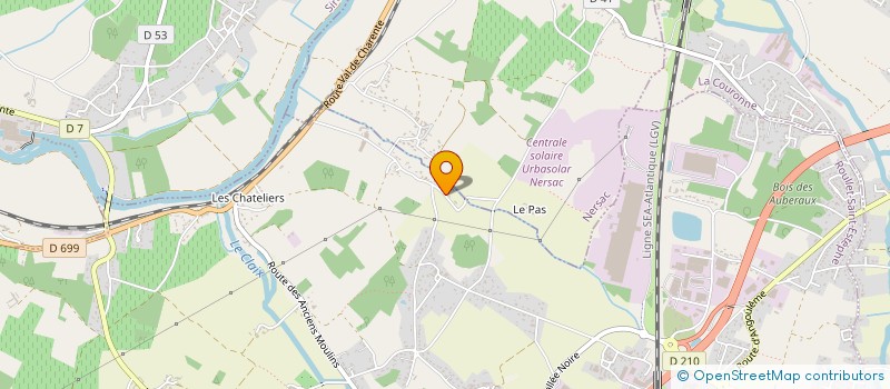 localisation de l'entreprise 910 106 343   ROULLET-SAINT-ESTEPHE