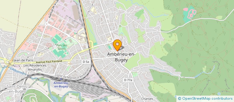 localisation de l'entreprise 910 110 949   AMBERIEU-EN-BUGEY