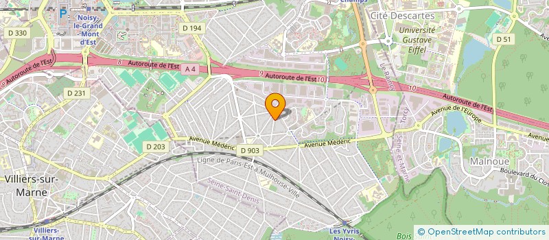 localisation de l'entreprise 910 119 932   NOISY-LE-GRAND