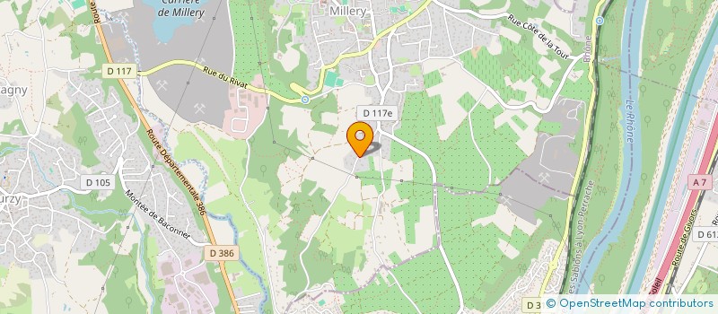 localisation de l'entreprise 910 129 089   MILLERY