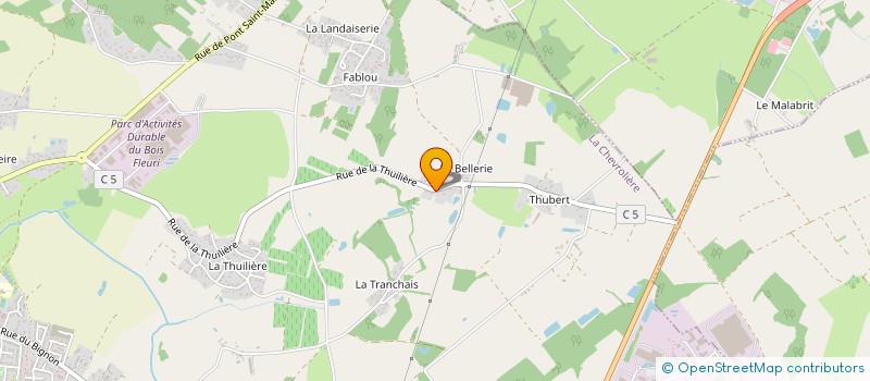 localisation de l'entreprise 910 143 098 à LA CHEVROLIERE