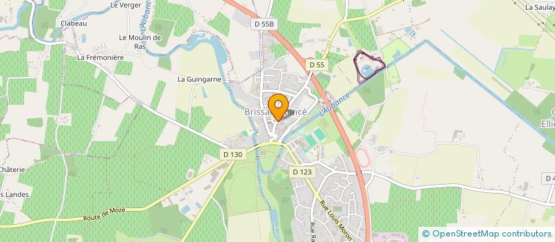 localisation de l'entreprise 910 149 814   BRISSAC LOIRE AUBANCE