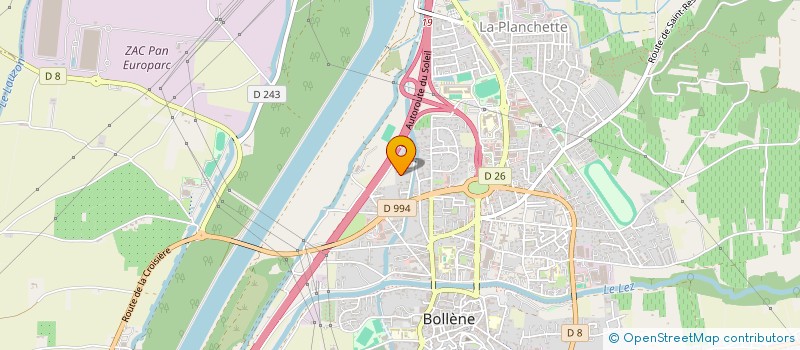 localisation de l'entreprise 910 151 091   BOLLENE