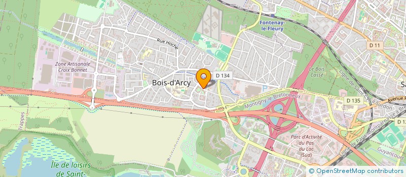 localisation de l'entreprise 910 157 098   BOIS-D'ARCY