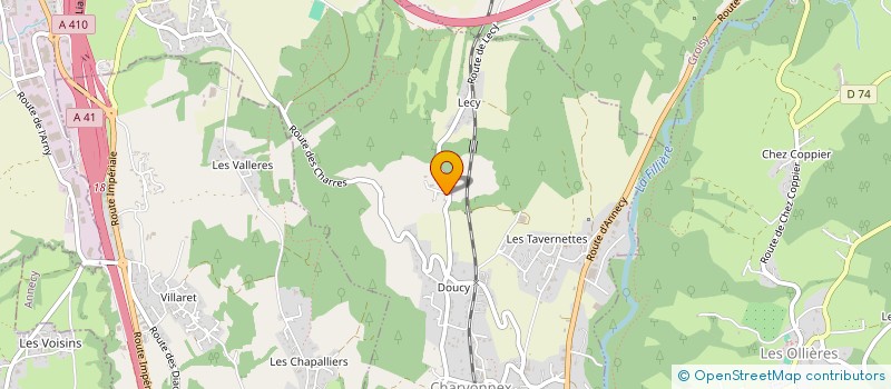 localisation de l'entreprise 910 157 890   ALLONZIER-LA-CAILLE