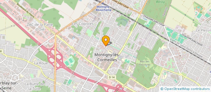 localisation de l'entreprise 910 164 425   MONTIGNY-LES-CORMEILLES
