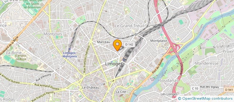 localisation de l'entreprise 910 195 353   LE PALAIS-SUR-VIENNE