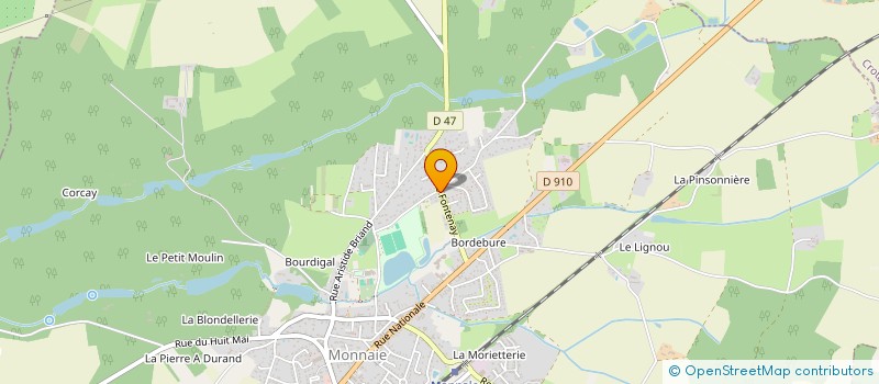 localisation de l'entreprise 910 197 938   MONNAIE