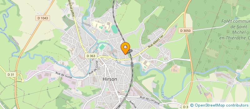 localisation de l'entreprise 910 221 118   HIRSON