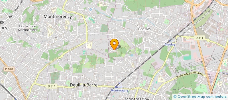 localisation de l'entreprise 910 234 624   DEUIL-LA-BARRE