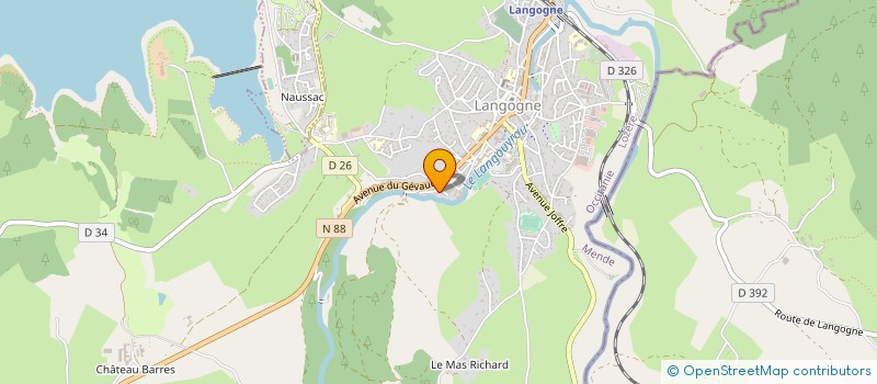 localisation de l'entreprise 910 255 256   LANGOGNE