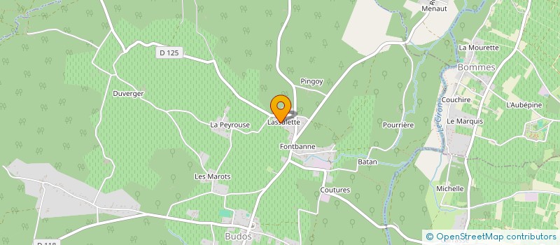 localisation de l'entreprise 910 262 476   BUDOS