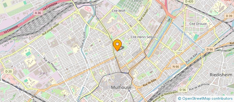 localisation de l'entreprise 910 296 904   MULHOUSE