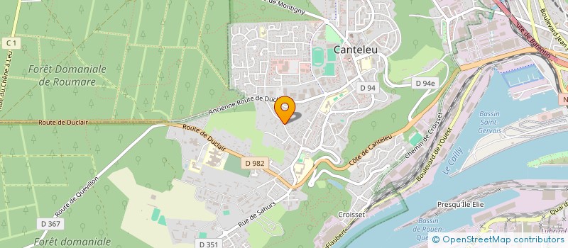 localisation de l'entreprise 910 315 829   CANTELEU