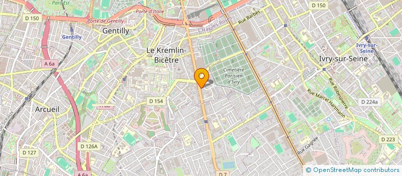 localisation de l'entreprise 910 342 781   LE KREMLIN-BICETRE