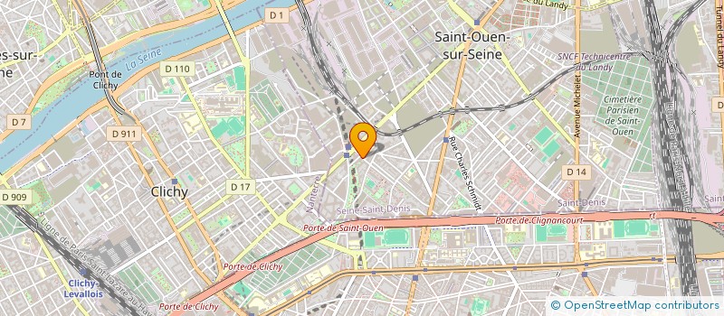 localisation de l'entreprise 910 344 225 à SAINT-OUEN-SUR-SEINE