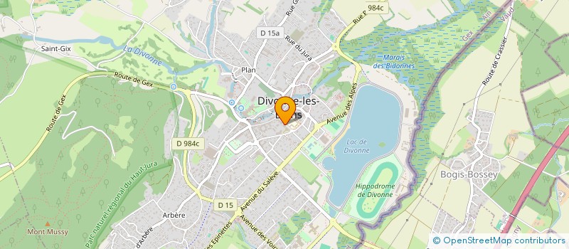 localisation de l'entreprise 910 360 239   DIVONNE-LES-BAINS