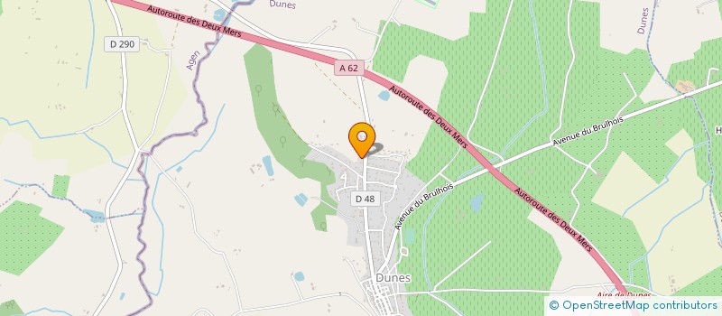 localisation de l'entreprise 910 364 736   DUNES
