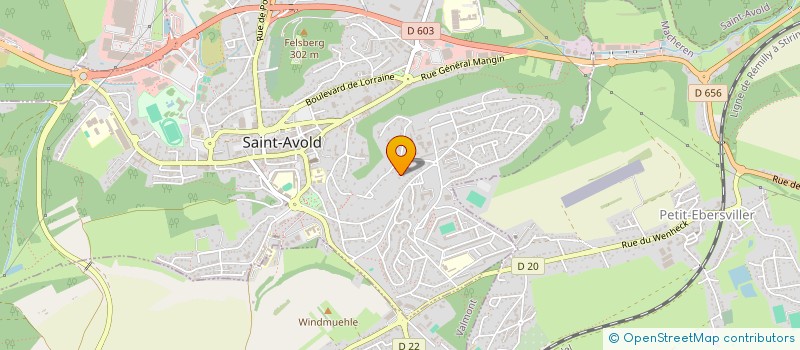 localisation de l'entreprise 910 370 584   SAINT-AVOLD