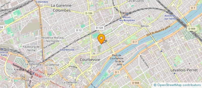 localisation de l'entreprise 910 376 458 à COURBEVOIE