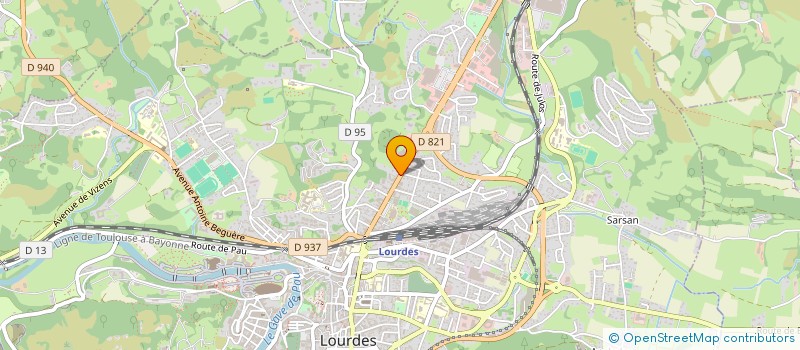 localisation de l'entreprise 910 384 411   LOURDES