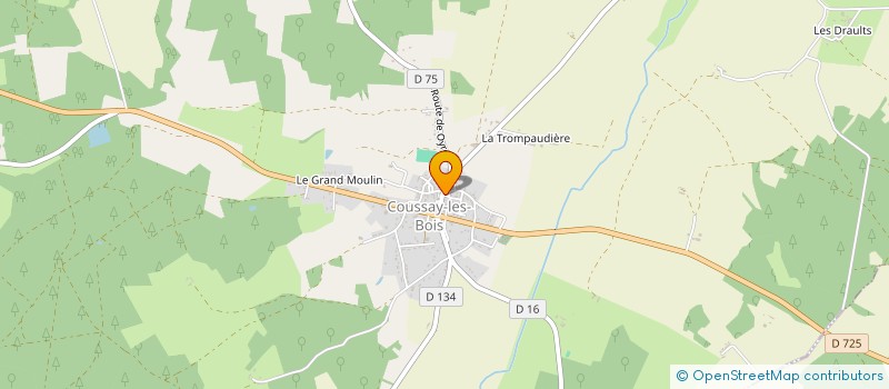 localisation de l'entreprise 910 404 086   COUSSAY-LES-BOIS