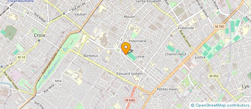 localisation de l'entreprise 910 416 999   ROUBAIX